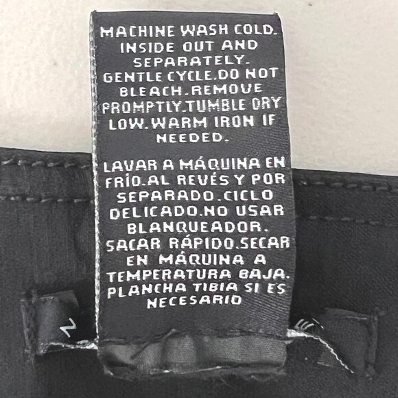 Zac & Rachel Womens Black Pull-On Straight-Leg Ankle Pants Size 10 Nylon Blend - Picture 4 of 11